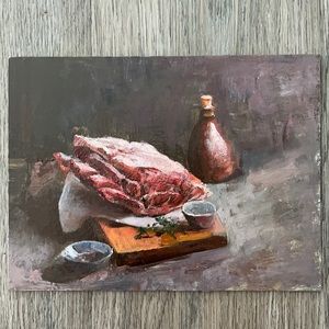 Oil painting-the protein